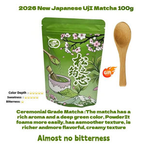 MOKORI Matcha Uji Matcha Authentic 100% Pure Unsweetened Matcha Powder High quality Pure Japanese Uji Matcha Green Tea Powder 50g 100g Low Carb Approved - Ideal for Smoothies Lattes Baking - Rich in Antioxidants and Vitamins Dietary fiber Beverage Mixed