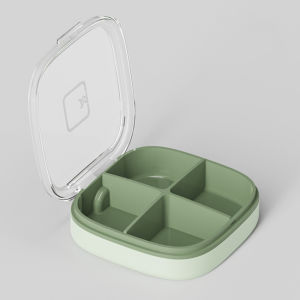 mumuso ตลับยาพกพา ตลับแบ่งเม็ดยา ตลับใส่ยา กล่องแยกยา Medicine box ตลับยา ตลับยา 4 และ 6 ช่อง กล่องยา กล่องยาพกพา ตลับยากันน้ำ กันน้ำ กันชื้น