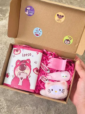 Set Quà Hello Kitty - Quà Tặng Sinh Nhật Bạn Gái/ Bạn Thân/ Tặng Kỷ Niệm Màu Hồng Siêu Dễ Thương