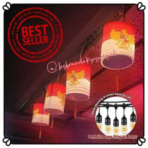 LAMPION TARIK GARUDA PANCASILA BAHAN KARTON TEBAL / LAMPION GANTUNG GARUDA DIRGAHAYU HUT RI 17 AGUSTUS / LAMPION MERAH PUTIH / LTG835560