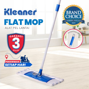 Kleaner Alat Pel Lantai 1 Pcs Microfiber Flat Mop Pembersih Lantai K19008
