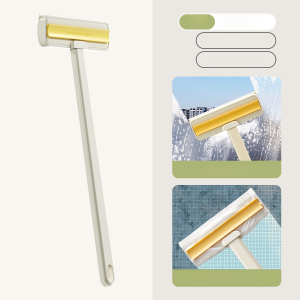 Multifunctional Glass Cleaning Tools Face Towel Glass Wiper Long Handle Window Cleaning Brush