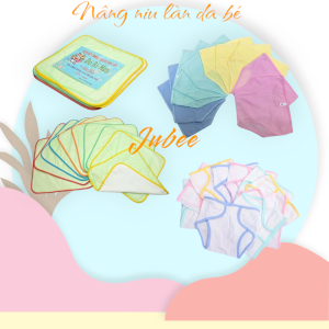 Set 10 Tấm/ MIếng Lót Chống Thấm Giặt Máy Đô Rê Mon Cao Cấp và 10 Quần Bỉm Vải / Tã Vải Dán trắng sơ sinh 0 - 7kg