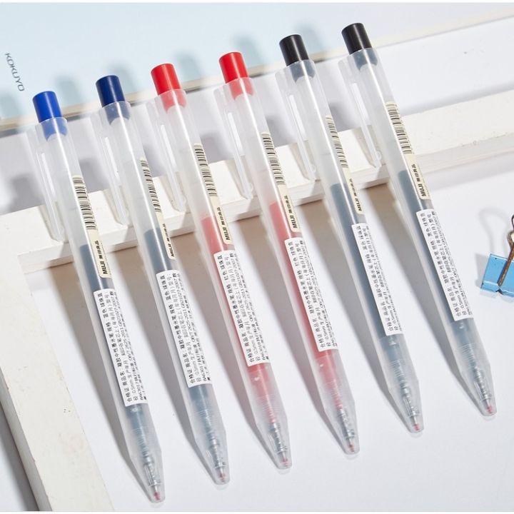 △ [Ready Stock ]100 Brand MUJI Pen Smooth Gel Ink Retractable Ballpoint Pen  2019 New Version -Made In Japan