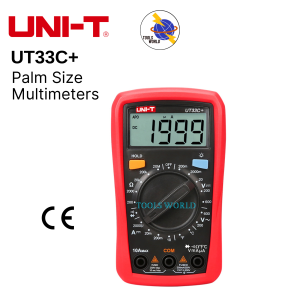 Uni-t UT33C+ With Temperature Resistance & Ac Amp Ac/Dc Volt Palm Size Multimeter ~ Original ~