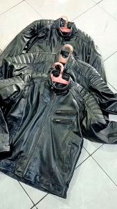 Jaket kulit domba 100%kulit jaminan uang kembali tanpa harus mengembalikan barang