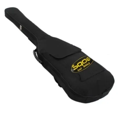 SQOE Semi padded 5MM BASS bag Color Black with double Strap