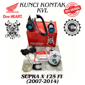 Kunci Kontak Set Supra x 125 Fi 2007-2014 Honda KVL Keyset  Kunci Motor Konci Kontak Ori AHM
