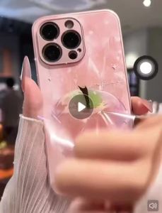 Crystal Lanyard Suitable for iPhone 16 Phone Case 13 Pro Max Liquid Glass 15 High-End Feeling 14 Cartoon