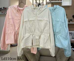 JAKET PARASUT POLOS IMPORT BAS