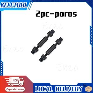 Upgrade Part Metal Gardan Axle Shaft Remote RC Car Front Rear Axle Poros Depan Rc Paduan Logam Gardan Metal Set Lengkap Black Silver Full Metal Set Belakang Mobil MN D90 MN45 MN99S MN99 LC79