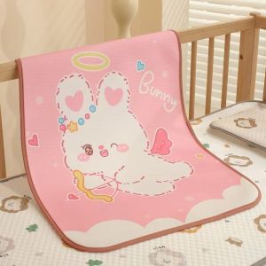 Tấm lót chống thấm 4D cho bé sơ sinh chất Cotton thoáng mát kích thước 50x70cm miếng lót chống thấm