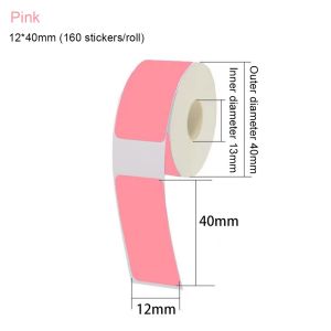 SJJL 1240MM Adhesive Label Maker Paper Thermal Sensitive Paper Back Adhesive Thermal Sensitive Paper Tags Versatile Clear Printing Price Label for P15/P12/P11/D30/D32/D35/Q30 Kitchen Storage
