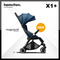 Hamilton X1 Plus Magic Fold Stroller (FREE Stroller Colour Pack - 1x Stroller Seat + Canopy) Baby Phoebe Auto Fold Stroller Hamilton X1+ Lightweight Hamilton New Version. 