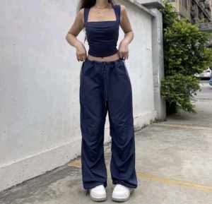 CDC.PH PARACHUTE PANTS with string garter