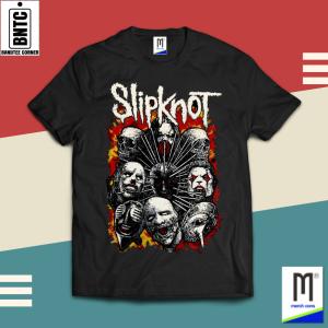 Baju Kaos Musik Band Pria SLIPKNOT - Tag Merchcons Apparel | BA28