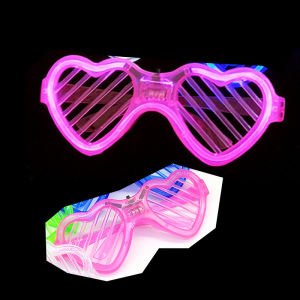 LED Glasses Party Sunglasses Blinds Shutter Glasses Glow in the Dark Neon Christmas Birthday Wedding Party Supplies