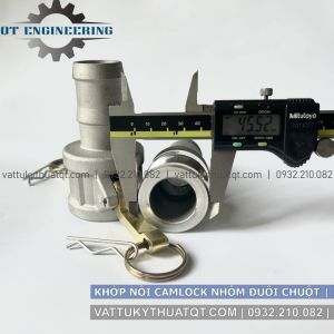 Khớp Nối Camlock Nhôm (Bộ Type C+E) Hàng Nhập (2 Tay Đồng) | VATTUKYTHUATQT.COM