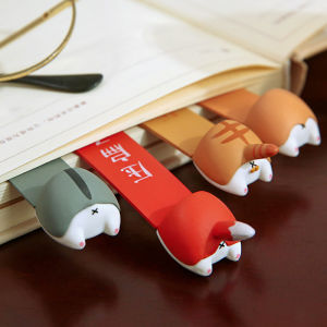 Creative Cute 3D Animal Butt Bookmark Cat Kitten Doggie Hamster School Office Use Stationery Gift Idea