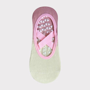 LadyLuxe - Kaos Kaki Ballet Yoga Pilates Wanita Anti Slip Women Socks Gym Senam Pastel KK015