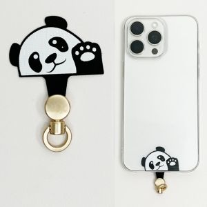 FUDESHE ไนลอน แพทช์สายคล้องโทรศัพท์มือถือ ลายการ์ตูนน่ารัก ป้องกันการตก แผ่นปิดกันรอยโทรศัพท์ คุณภาพสูง หมุนได้ 360 องศา ชิ้นส่วนเชื่อมต่อความปลอดภัย โทรศัพท์มือถือ