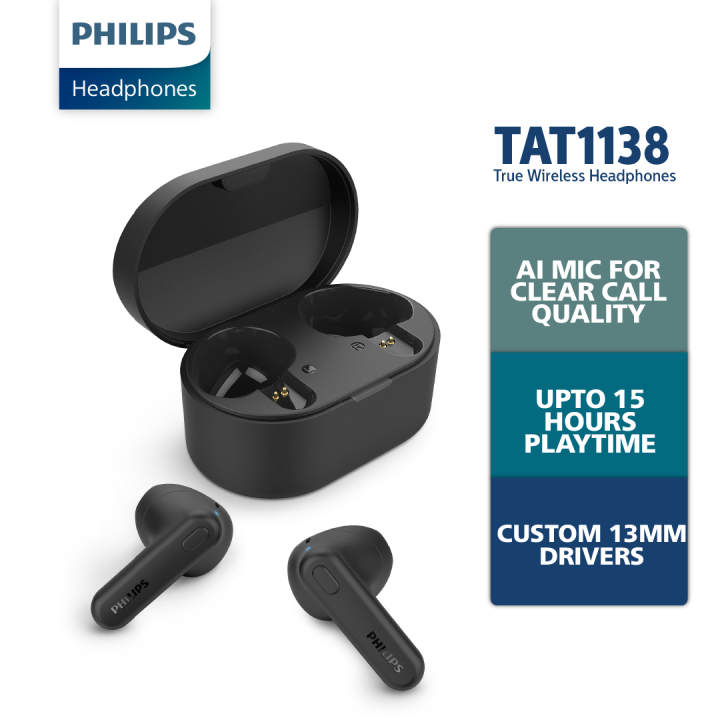 Wireless Earbuds Philips Truly Wireless PHILIPS TAT1215 IN-EAR