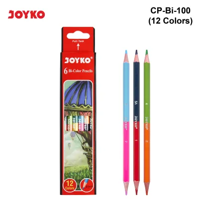 JOYKO Pensil Warna Bi-Color Pencils Duo Color 2 Warna Per Pensil