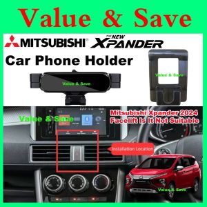 Car Phone Holder Mitsubishi Xpander 2017 - 2023 Car Styling Bracket GPS Stand Rotatable Mobile Accessories M4