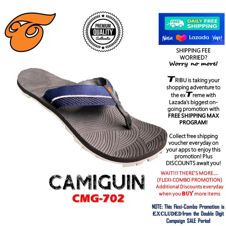 Tribu Outdoor Sandals / Slippers for Men & Women - CAMIGUIN (Straps ...