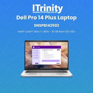 Dell Pro 14 Plus Laptop SNSPB142502 U7  เดลล์ คอมพิวเตอร์พกพา 14 นิ้ว 60 Hz Full HD 16GB+512GB รับประกันเครื่อง+แบต 3ปี On-Site