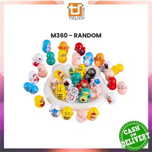 OFM-M360 Mainan Anak Stress Relief Toy Karakter Kartun / Mainan Boneka Goyang Joget Mini Lucu