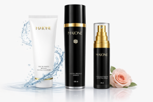 1 bottle MAIONE Advanced Youth Original Essence 3rd Generation+ 1 tude Maione cleanser x 1bottle Protective cream