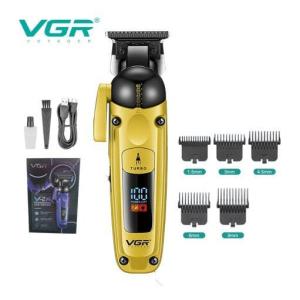 VGR V-274 Rechargeable Electric Hair Trimmer Professional Clipper ABS Stainless Steel Blades USB 1200mAh 30-60 Min Runtime for Men