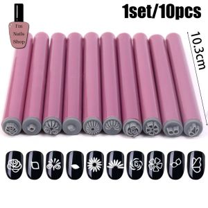 ชุดปั๊มเล็บใช้งานง่ายพร้อม 10 รูปแบบ | ชุดแสตมป์เพ้นท์เล็บซิลิโคนสําหรับผู้เริ่มต้นมือใหม่ ฝึกหัด