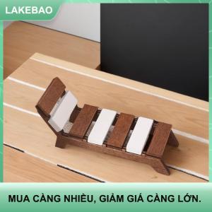 【LAKEBAO】 1:12 Dollhouse thu nhỏ bãi biển ghế Lounger đồ nội thất nhà mô hình trang trí nội thất đồ chơi nhà búp bê phụ kiện cảnh tự làm