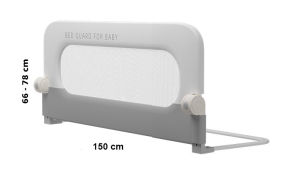 SG Stock Premium Baby Bed Rail Guard 60" Foldable Safety Edge Protector for Twin/Double/Full/Queen/King Size Beds
