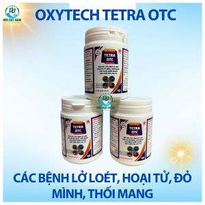 Tetra OTC đặc trị lở loét hoại tử đỏ mình thối mang nhiễm khuẩn cho cá cảnh cá koi thủy sản