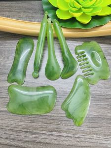 Bộ ngọc dưỡng sinh 7 món ngọc cạo gió bấm huyệt massage dưỡng sinh