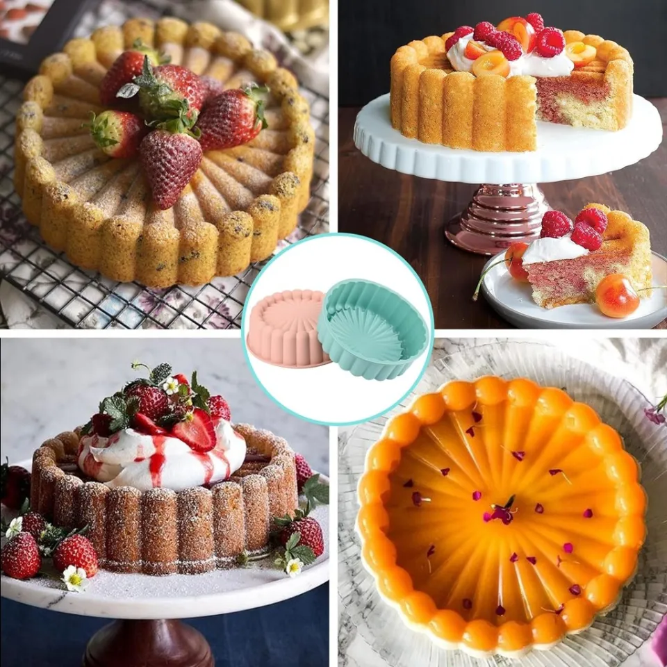 Cake Decorating Silicone Cake Mould Set Cake Decor Big Top Cup