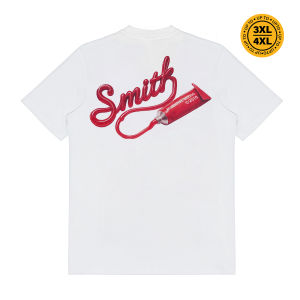 House of Smith Kaos Pria Lengan Pendek - Polish Tshirt White - T Shirt