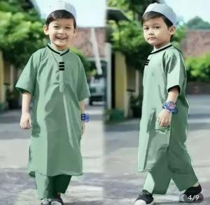 Baju Koko Anak Laki Laki Model Terbaru 2024 Bonus Peci Kurta Baju Setelan Anak Baju Taqwa Anak  Baju Gamis Anak Baju Muslim Anak Jubah Anak  Baju Ngaji  Stelan Anak Pria  Cowok Umur 1 Sampai 14 Tahun