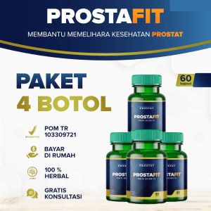 Prostafit Obat Herbal Membantu Mengobati Peradangan Prostat Isi 60 Kapsul Original BPOM
