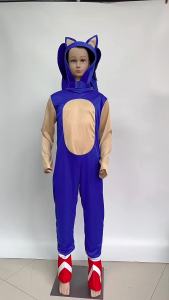 Halloween Costume Hedgehog Blue Sonic Costume Super Sonic Boy sonic Sonic performance costume