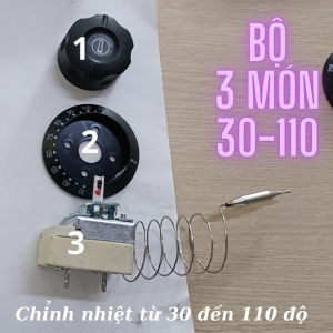 Điều khiển nhiệt Rơ le chỉnh nhiệt 110 - 200 - 300 độ C nồi phở bếp chiên tủ sấy lò nướng nồi chiên không dầu