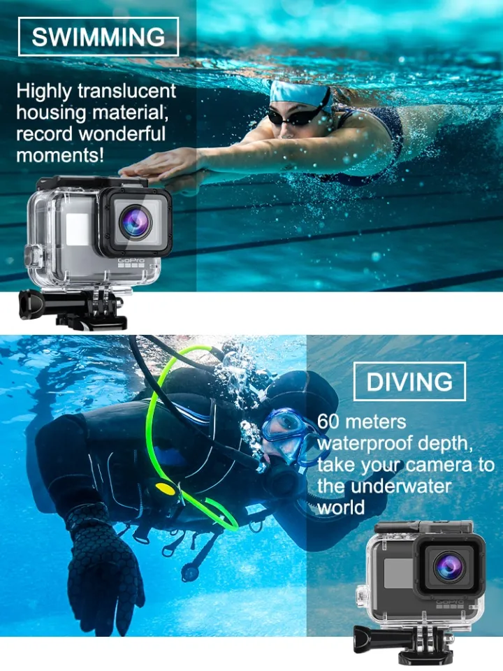 QIUNIU 3-Pack Filters Kit Red Magenta Snorkel Lens Color Filter