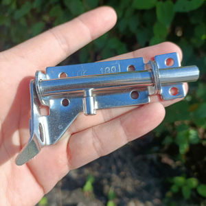 Chốt Cài Cửa Inox Gài Ngang Dài 10 cm – Bền Đẹp Dễ Lắp Đặt