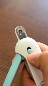 PETCARESMY 2 In 1 Professional Pet Nail Clippers Hole Cat Dog Nail Clipper Cutter Pet Claw Trimmer Puppy Kitten