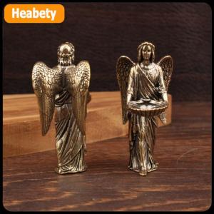 【2-3 days delivery】 Brass Angel Statue Figurines Desktop Decorations Creative Crafts Small Bronze Ornaments For Home Decor