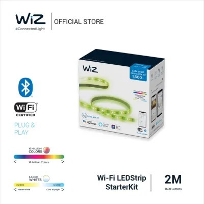 Wiz 2m LED Strip Starter Kit / 1m LED Extension Strip + WiZ Remote