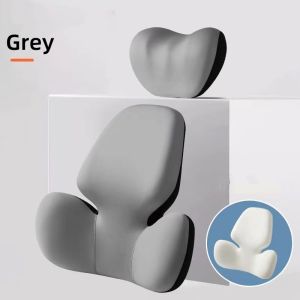 Luxerest Comfort Flex Memory Foam Car Headrest Cushion With Adjustable Strap For Enhanced Back Support